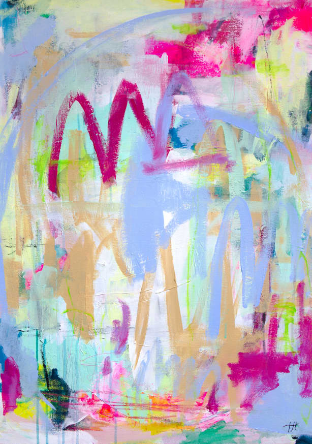 Quadro Vibrant Abstract Movement