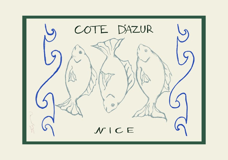 Quadro Cote DAzur by AM