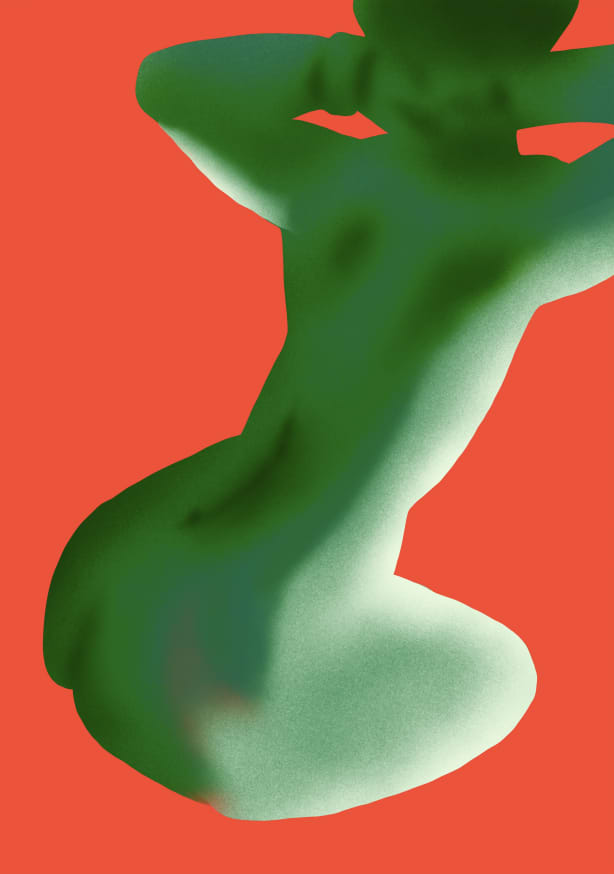Quadro Color Nude 20 by Little Dean
