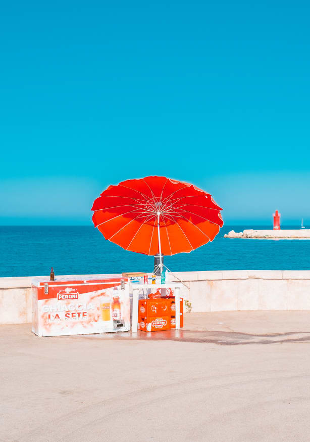 Quadro Red Summer by Roberto Ruoli