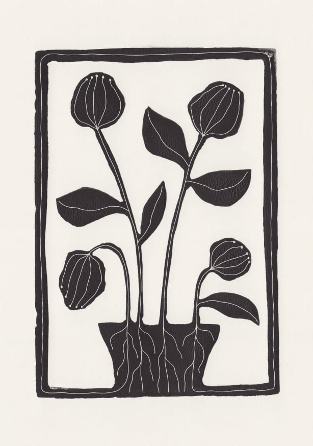 Quadro Floral Serenity Lino Print