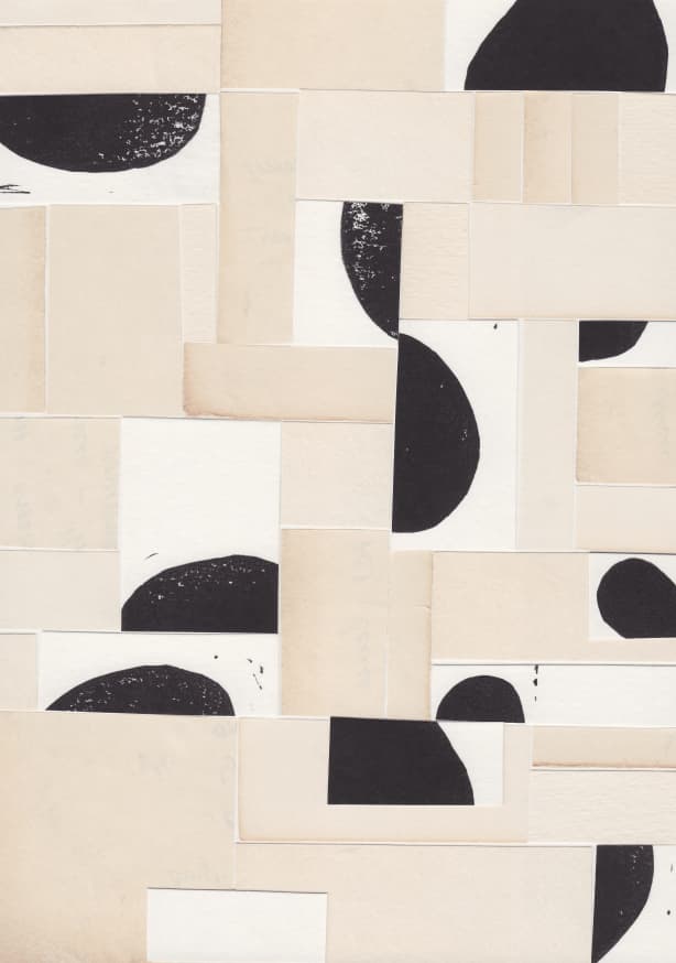Quadro Geometric Moonscape