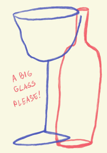 Quadro A Big Glass Please