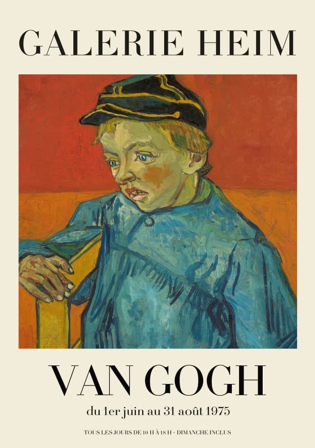 Quadro The School Boy by Vincent Van Gogh