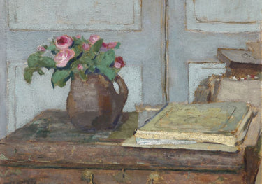 Quadro The Artists Paint Box And Moss Roses By Edouard Vuillard