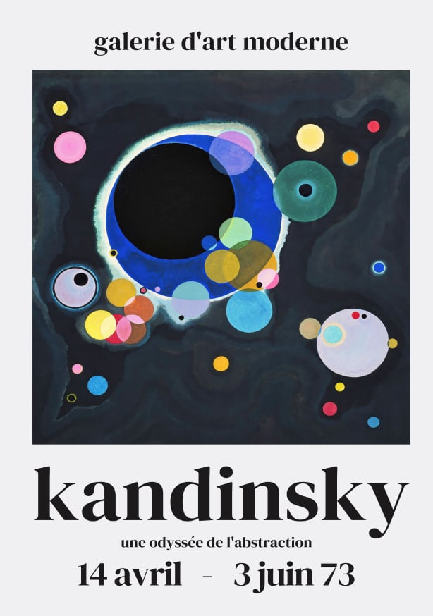 Quadro Several Circles By Wassily Kandinsky