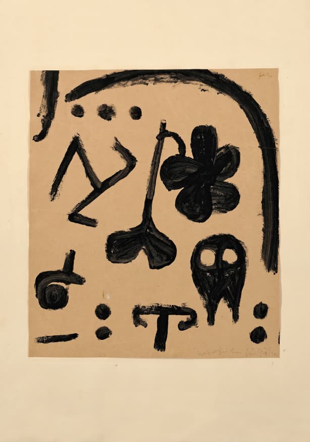 Quadro Merkzeichen Fur Spater By Paul Klee