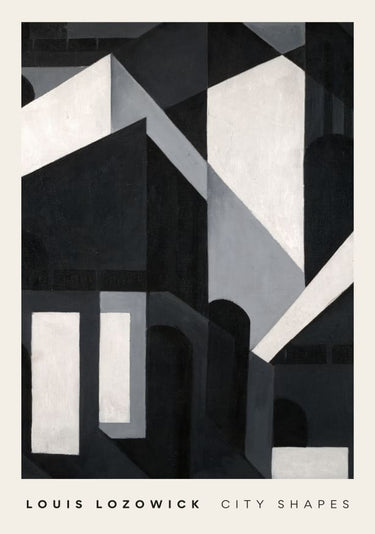 Quadro City Shapes By Louis Lozowick