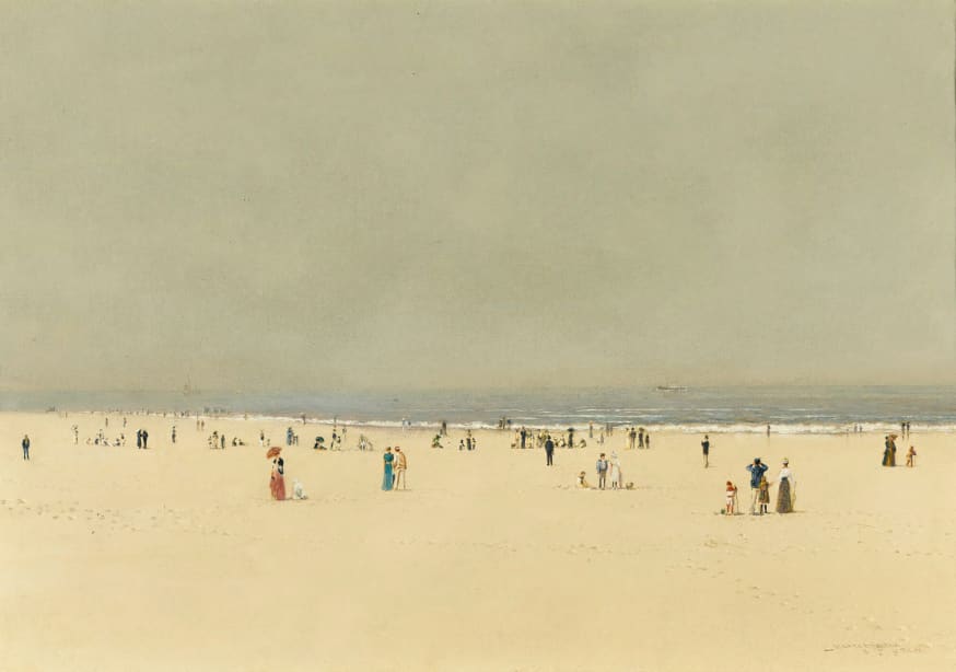Quadro Sand, Sea And Sky, A Summer Phantasy By John Atkinson Grimshaw