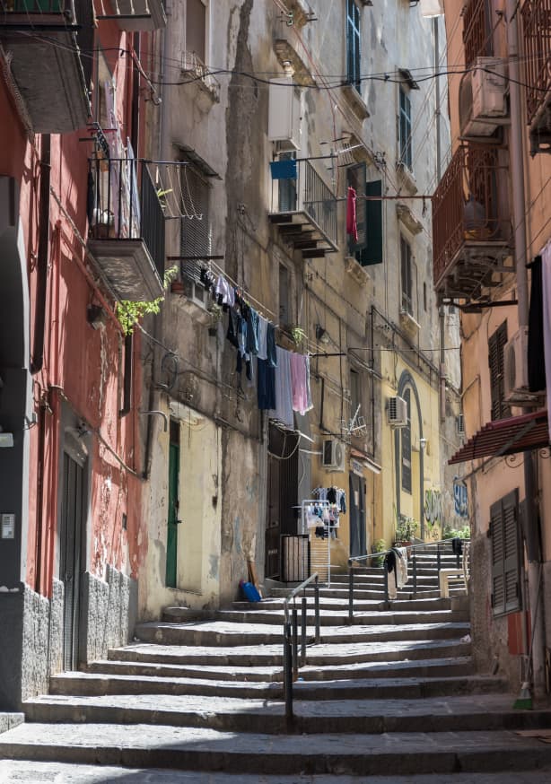 Quadro Street Life In Naples