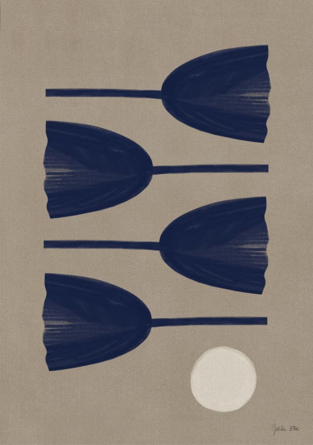 Quadro Blue Tulips