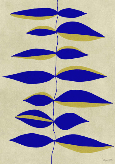 Quadro Blue Plant