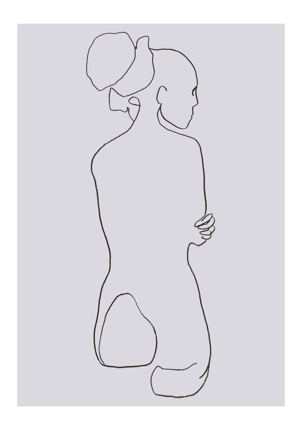 Quadro Female Lines I