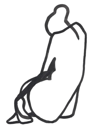 Quadro Sitting Woman V