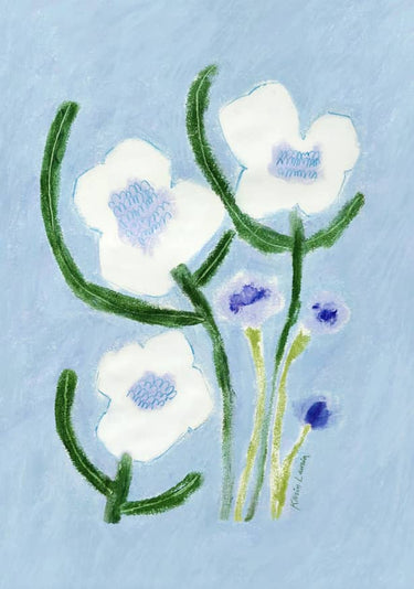 Quadro Hello White Flowers