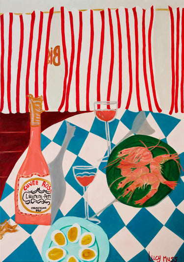 Quadro Shrimps and Champagne