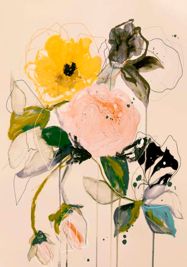 Quadro Roses Butterfly