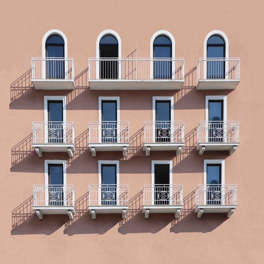 Quadro Beige Balconies