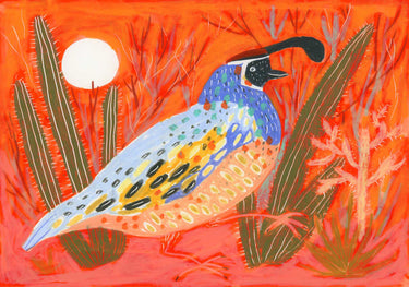 Quadro Dancing Quail