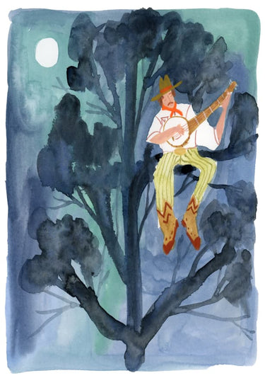 Quadro The Moon Rose Early Just To Hear Him Sing