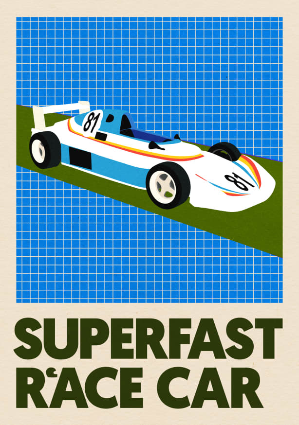 Quadro Superfast Race Car