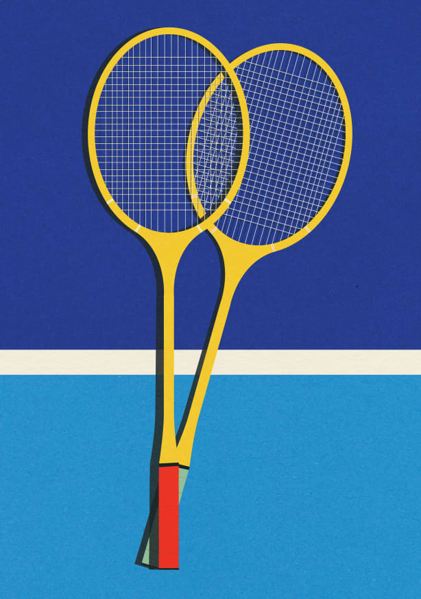 Quadro Wooden Badminton Rackets