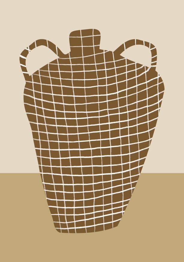 Quadro Abstract Vase