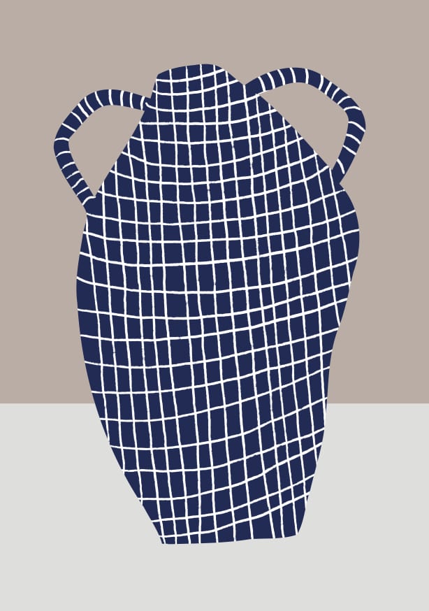 Quadro Abstract Vase II