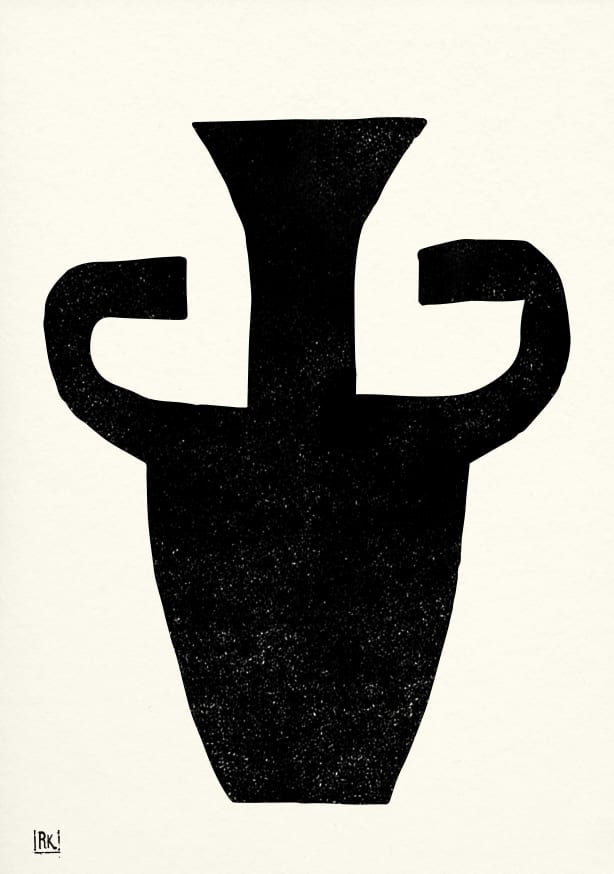 Quadro Vase Black