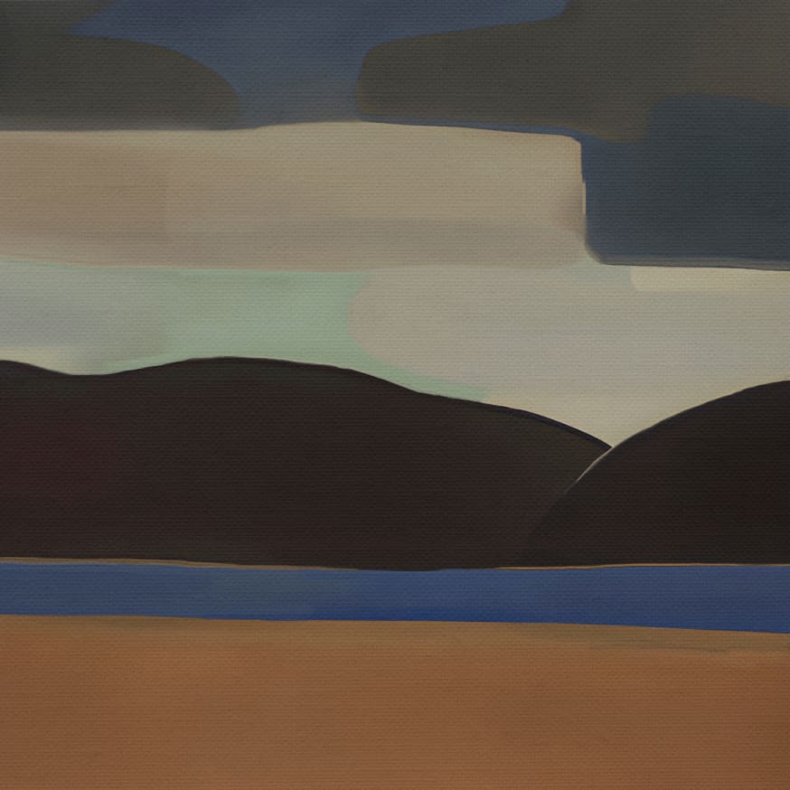 Quadro Abstract Landscape Night 5