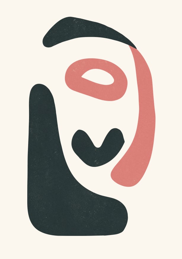 Quadro Face Abstract