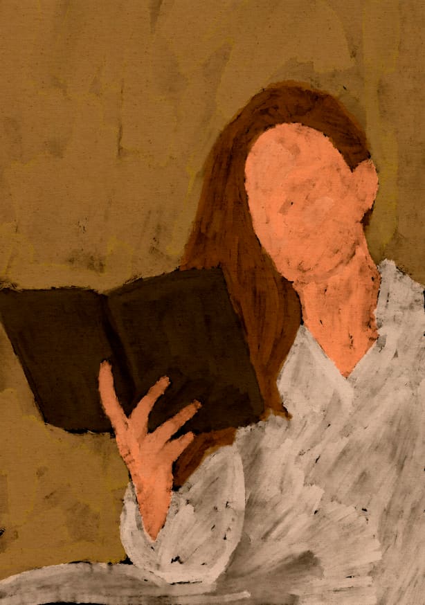 Quadro Book Lover 1