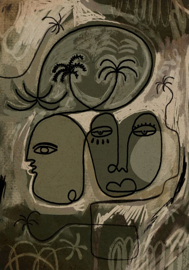 Quadro Unwind along the Palm Path