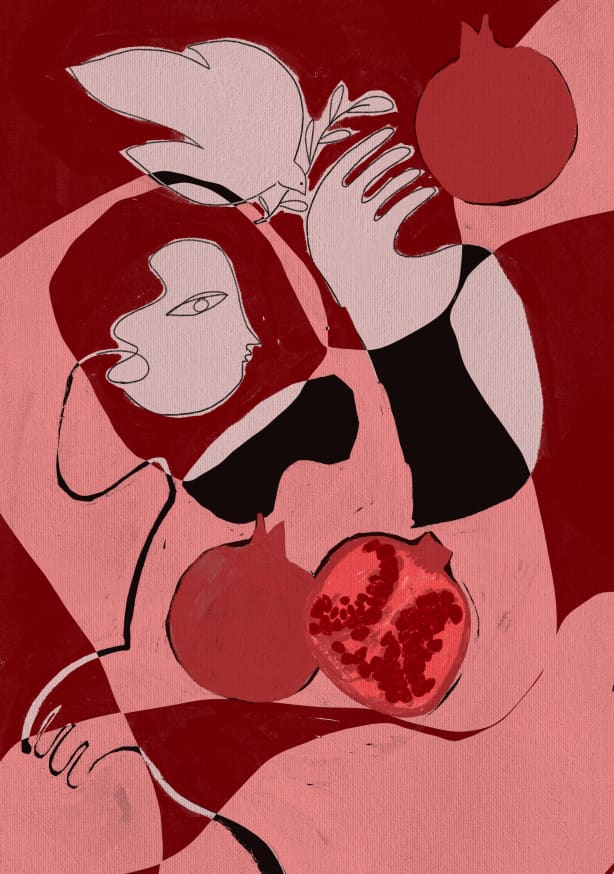 Quadro Pomegranate of the Soul 1