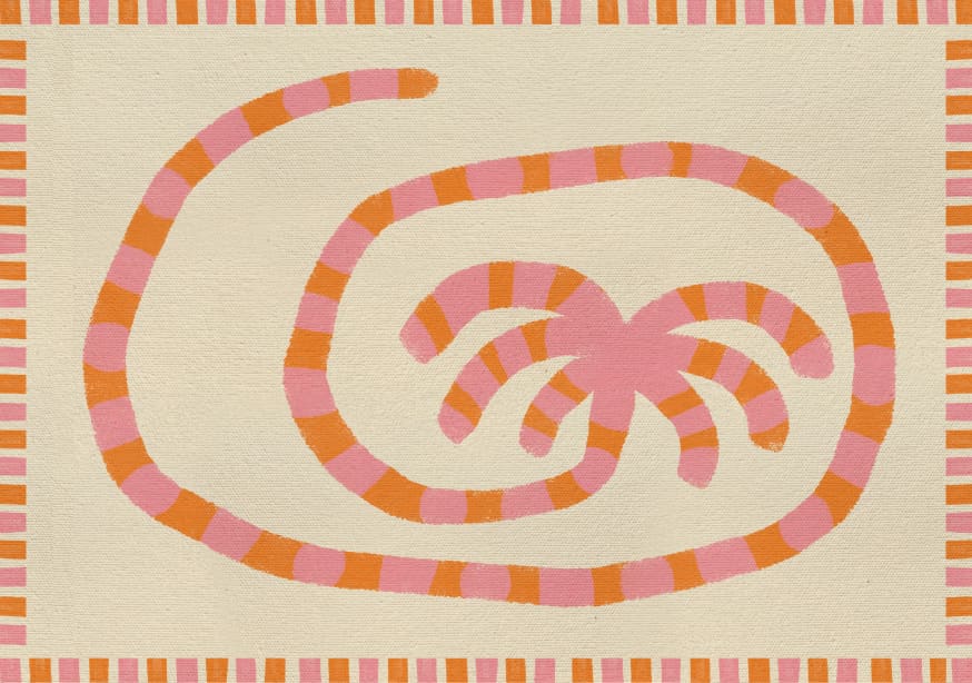 Quadro Swirl of Summer Palm