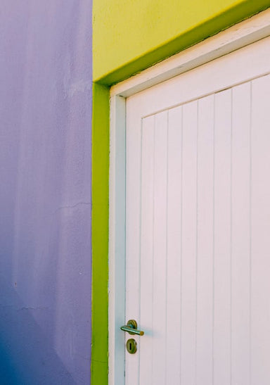 Quadro Cores Bo Kaap Verde E Roxo