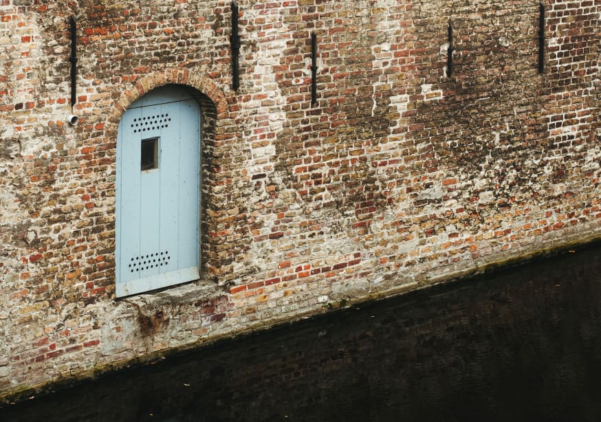 Quadro Porta Para O Canal