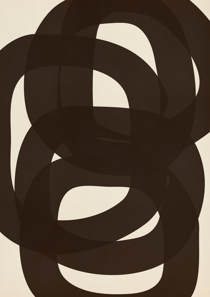Quadro Abstract Black Lines 02