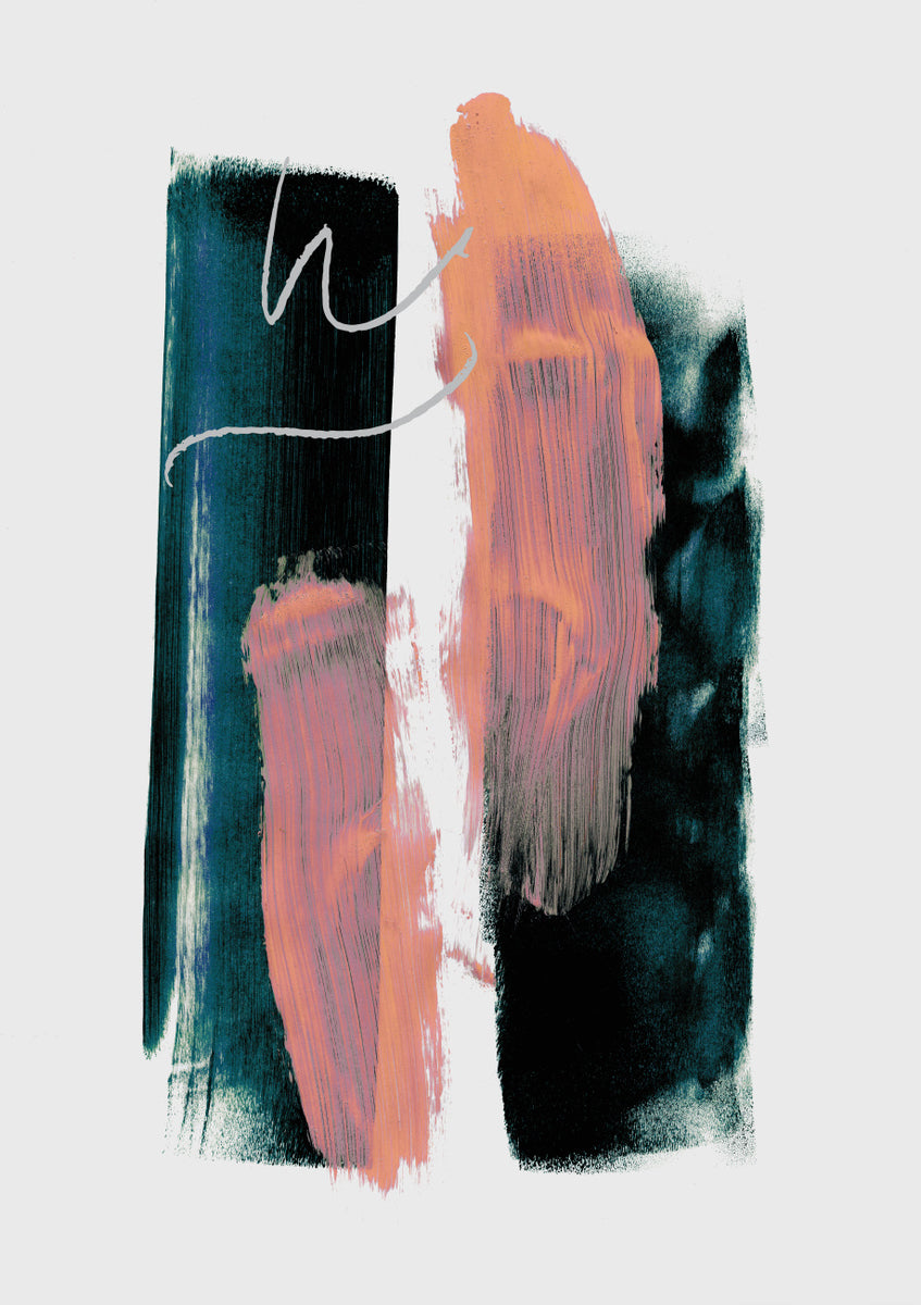 Quadro Abstract Brush Strokes 3x