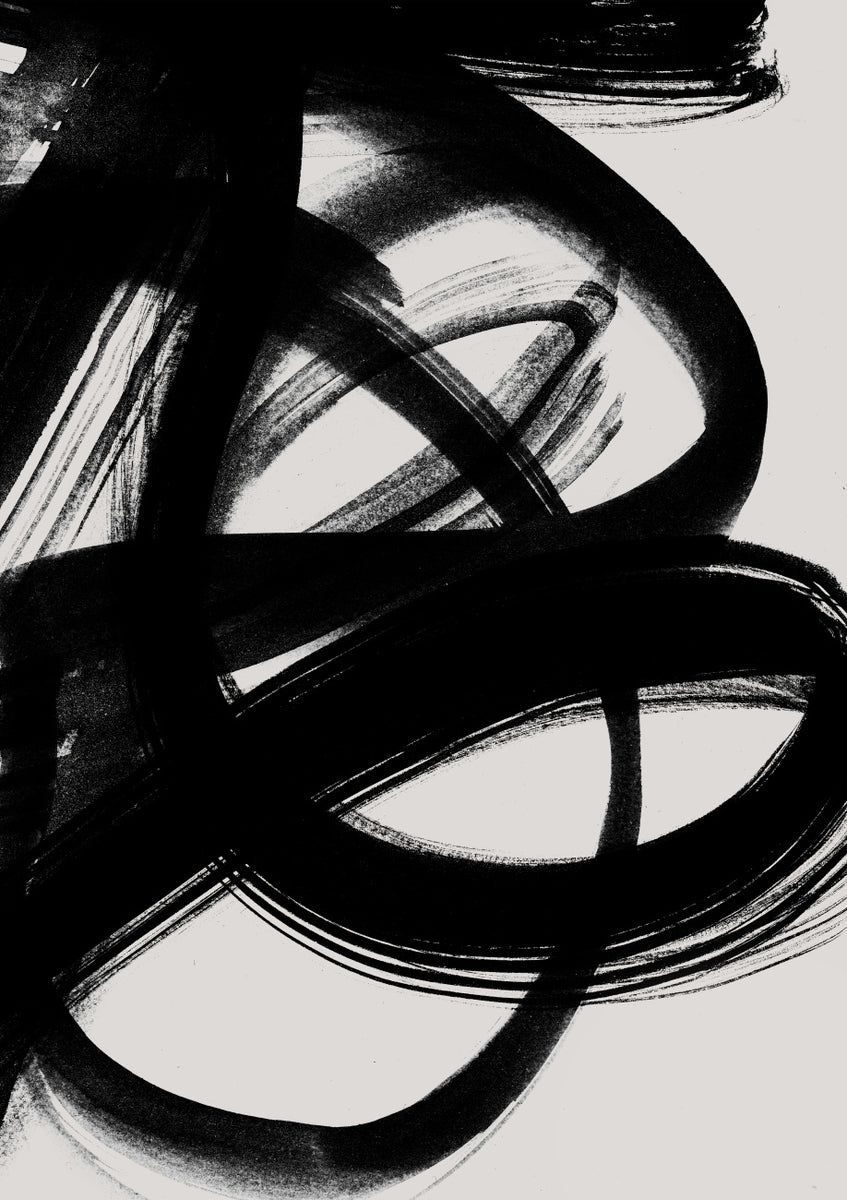 Quadro Abstract Brush Strokes 5