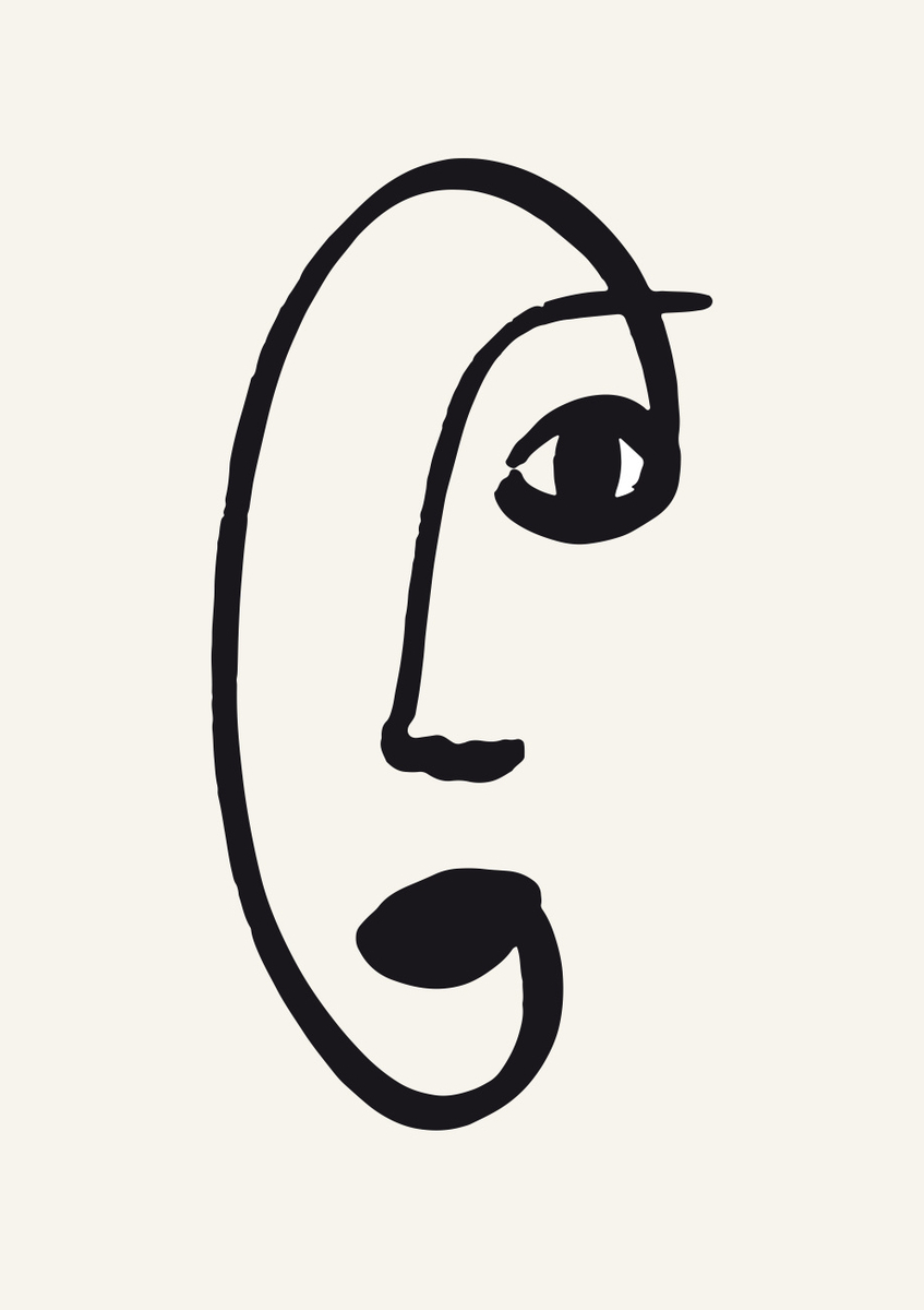 Quadro Abstract Face 2