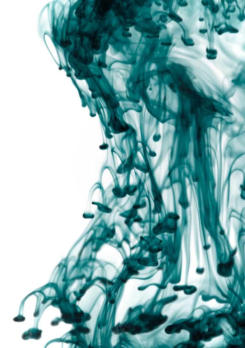 Quadro Abstract Movement Forest Greens