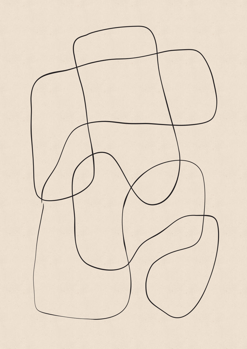 Quadro Abstract Scribble No2