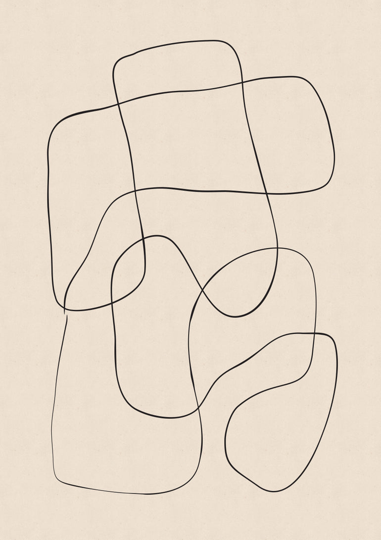 Quadro Abstract Scribble No2