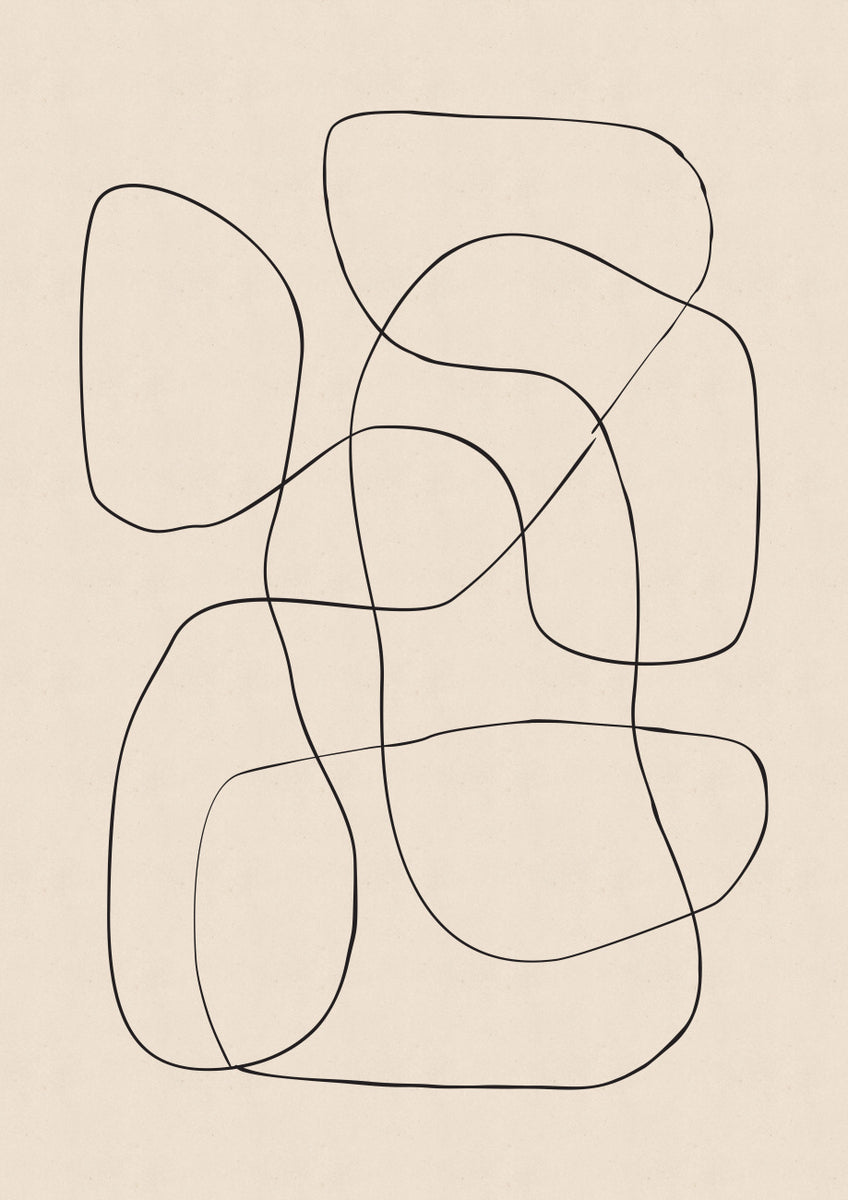 Quadro Abstract Scribble No3