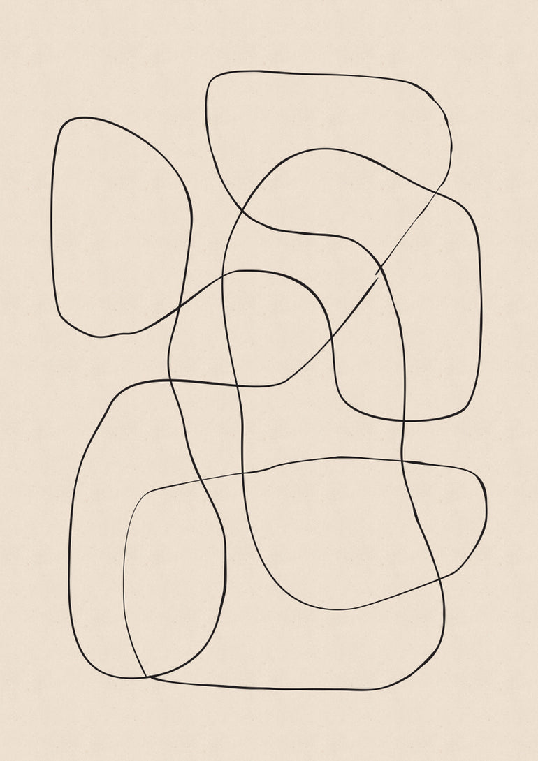 Quadro Abstract Scribble No3