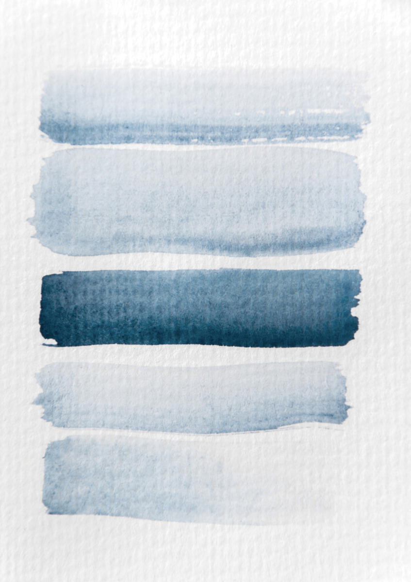 Quadro Aquarelle Meets Pencil Stripes