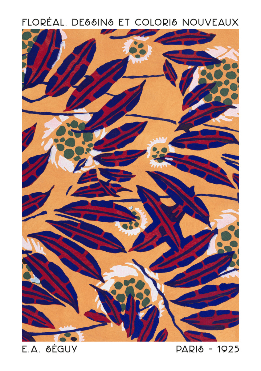 Quadro Art Nouveau Flowers I