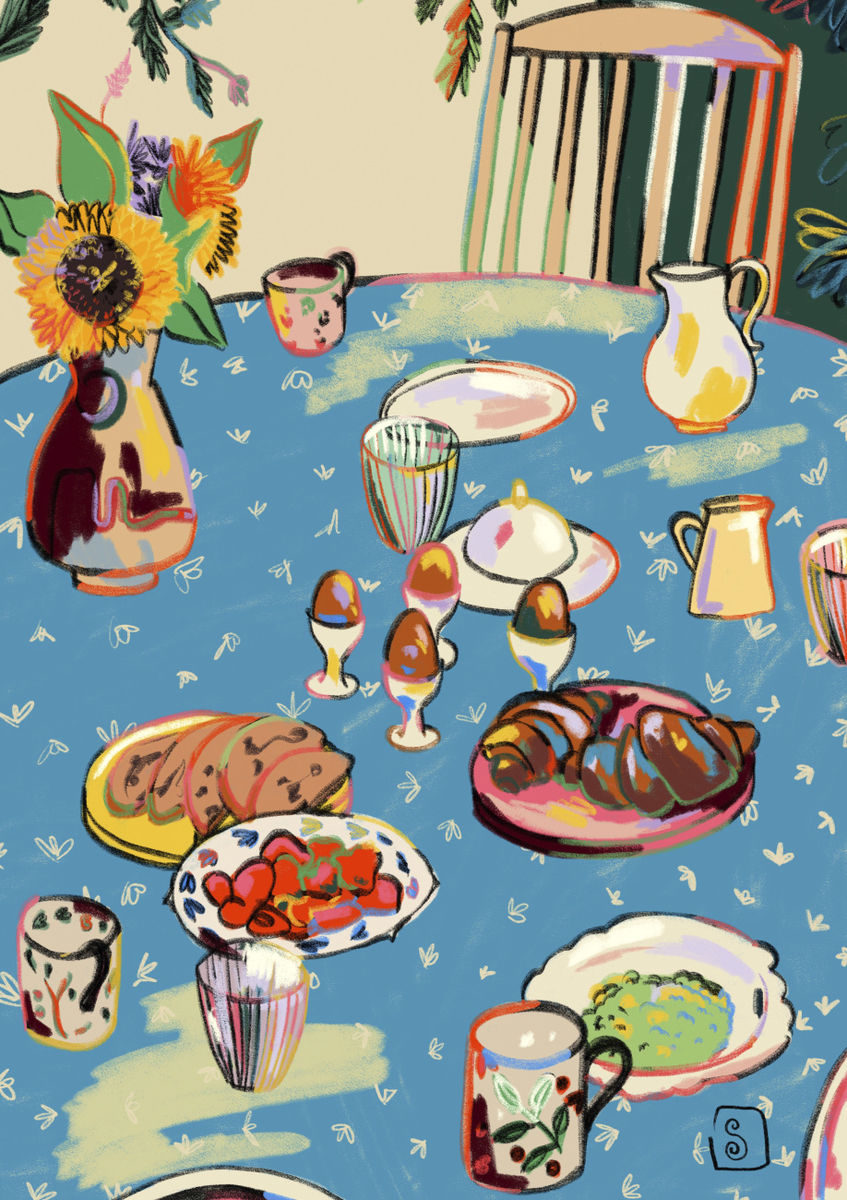 Quadro Autumn Breakfast