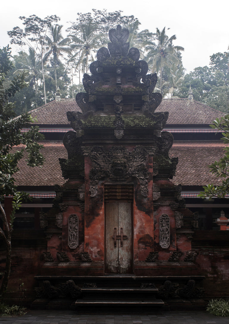 Quadro Bali Hindu Tempels Palms